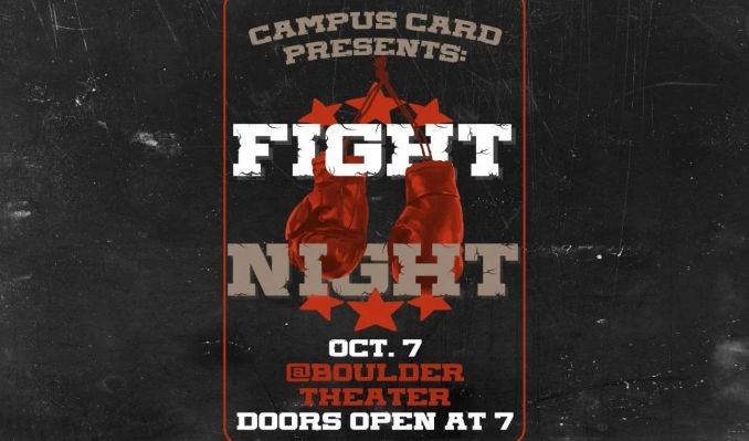 More Info for Campus Card Presents: Fight Night