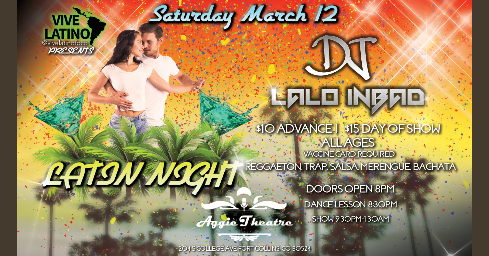 More Info for Latin Night ft DJ Lalo in.Bad