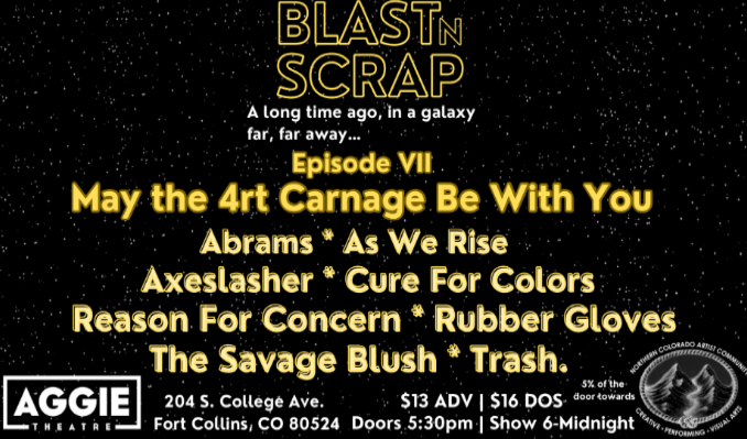 More Info for Fort Carnage ft Abrams, As We Rise, Cure for Color’s, Plastik Mystik, Reason for Concern