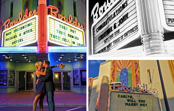 Boulder Theater Marquee