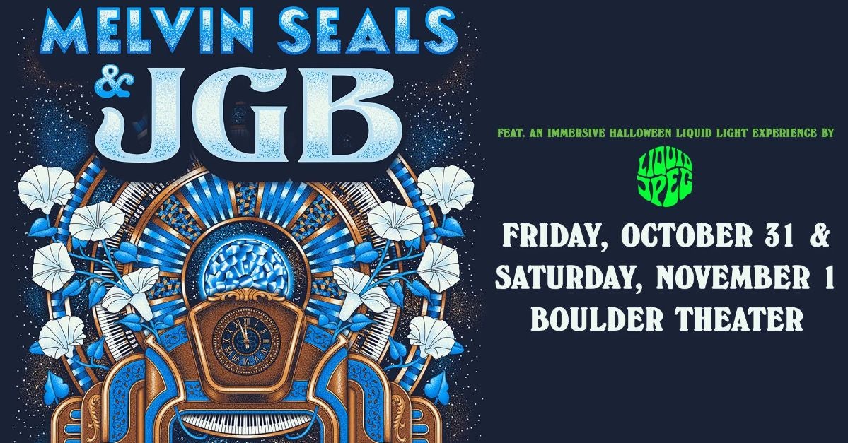 Melvin Seals & JGB feat. Liquid JPEG Halloween Light Show (2 Nights!)