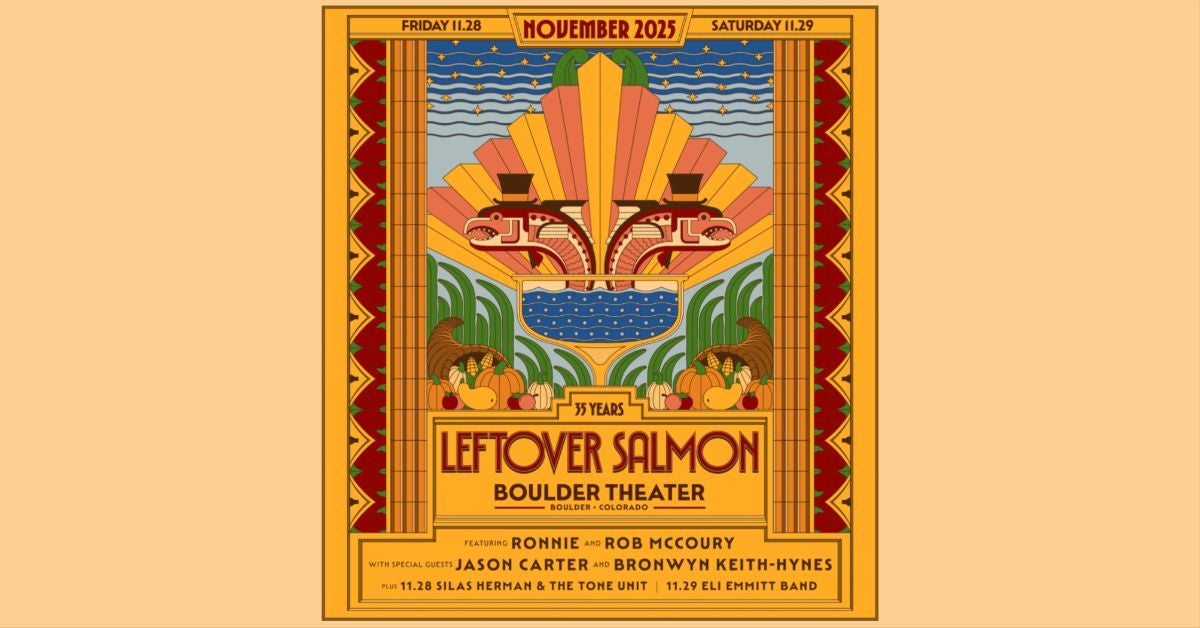 Leftover Salmon feat. Ronnie & Rob McCoury with Jason Carter & Bronwyn Keith-Hynes plus Silas Herman & The Tone Unit - Night 1