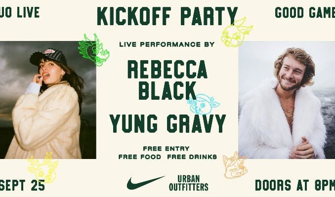 More Info for Urban Outfitters Presents: Rebecca Black and Yung Gravy